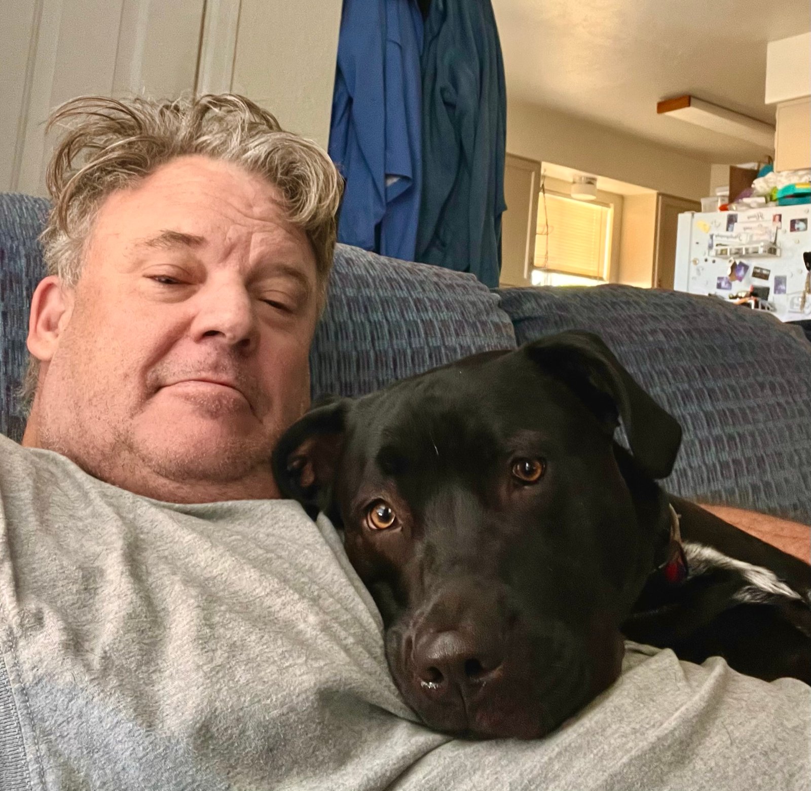 Todd with his dog